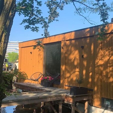 דירות אמסטרדם Beautiful Amstel Houseboat מראה חיצוני תמונה