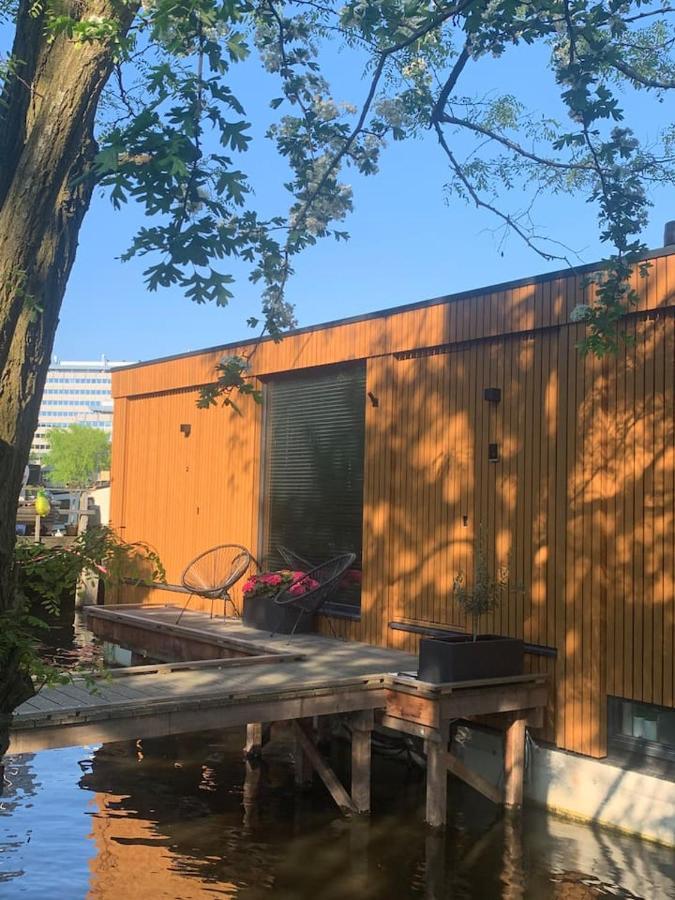 דירות אמסטרדם Beautiful Amstel Houseboat מראה חיצוני תמונה